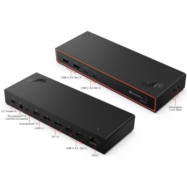 Фото - Док-станция Lenovo Thunderbolt 4 Smart Dock Gen2  7500 (40BE0135EU)